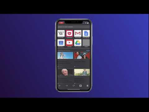 How to use night mode in Firefox for IOS